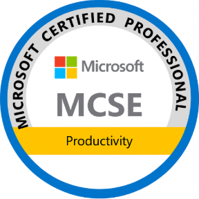 Microsoft Certified Solutions Expert Badge